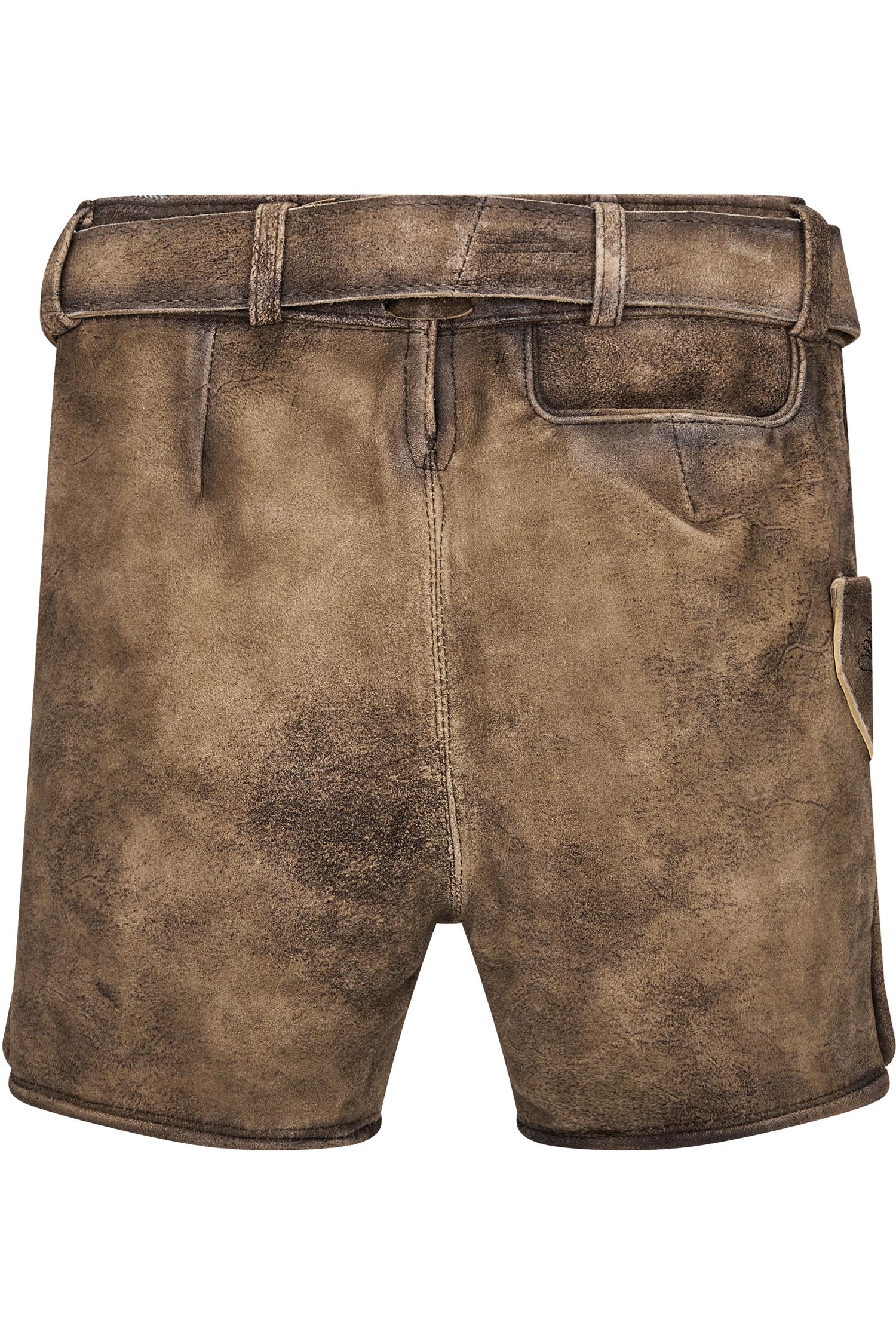 Braune Kinderlederhose Rupert von Gamsbock